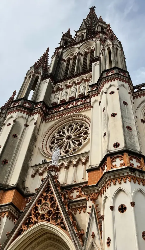 Gothic heritage church tower
